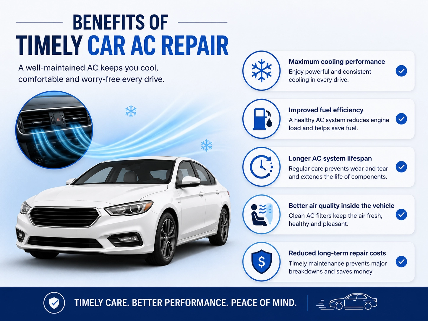 Benefits of Car AC Repair