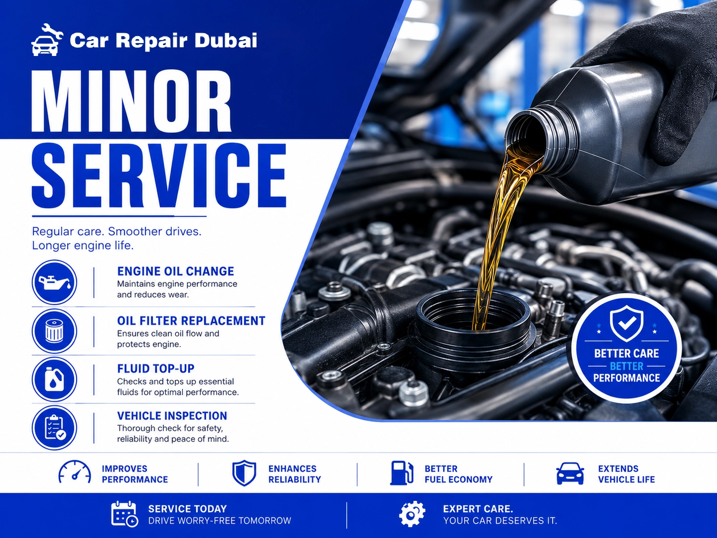 Minor Service - Car-Repair-Dubai